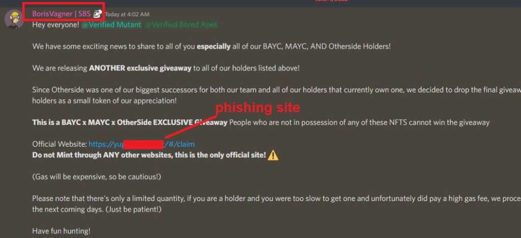 Bored Ape Discord Hacked Again, 200 ETH Worth of NFTs Stolen