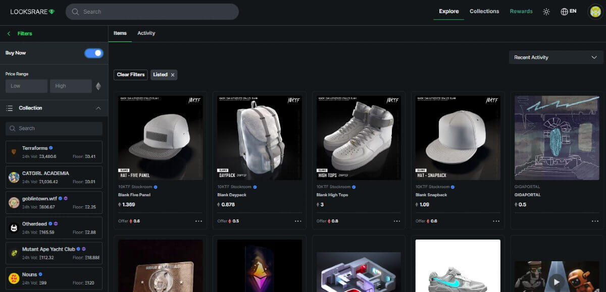 Look Token Looksrare NFT Review - Best NFT Marketplaces 2026
