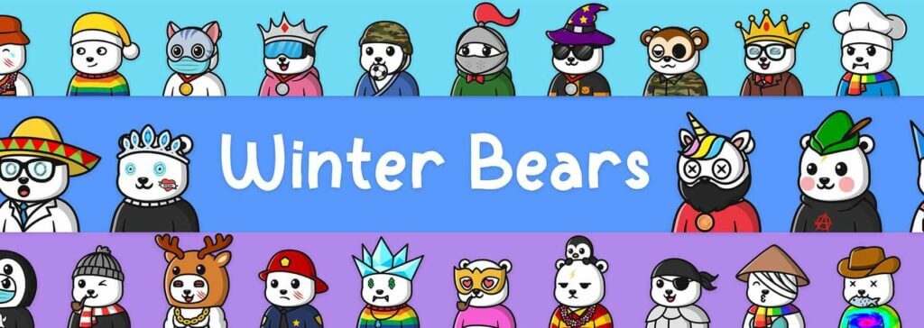 winter bears nft banner
