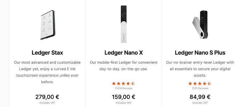 Ledger Nano S Plus vs Ledger Nano X (2023)