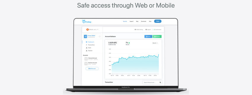 Prokey wallet access
